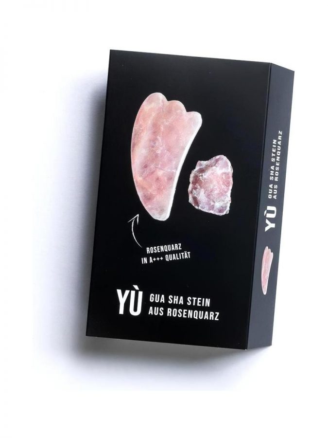 Gua Sha Stein | Aus Rosenquarz
