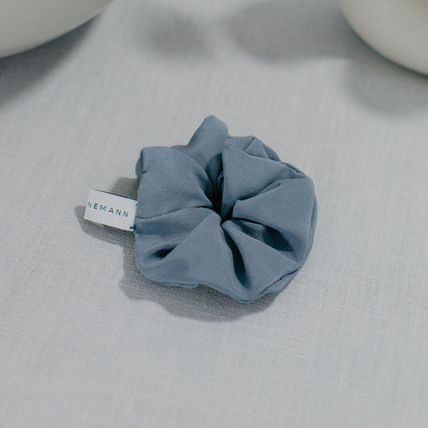 Scrunchie Crepe de Chine Hellblau | Aus Seide