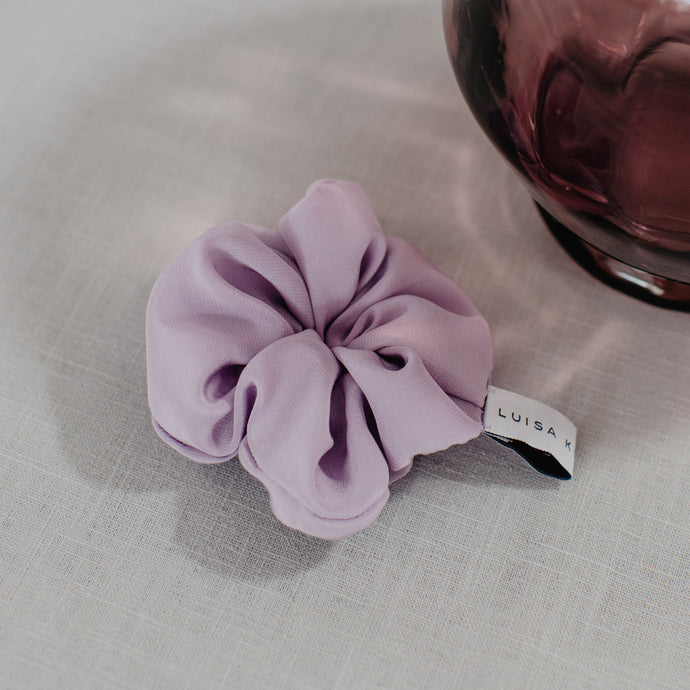 Scrunchie Crepe de Chine Flieder | Aus Seide