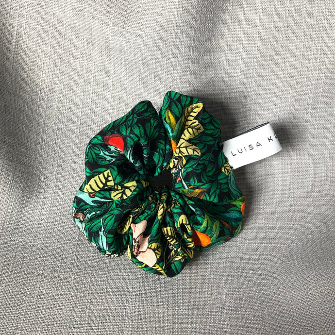 Scrunchie Crepe de Chine Dschungel | Aus Seide