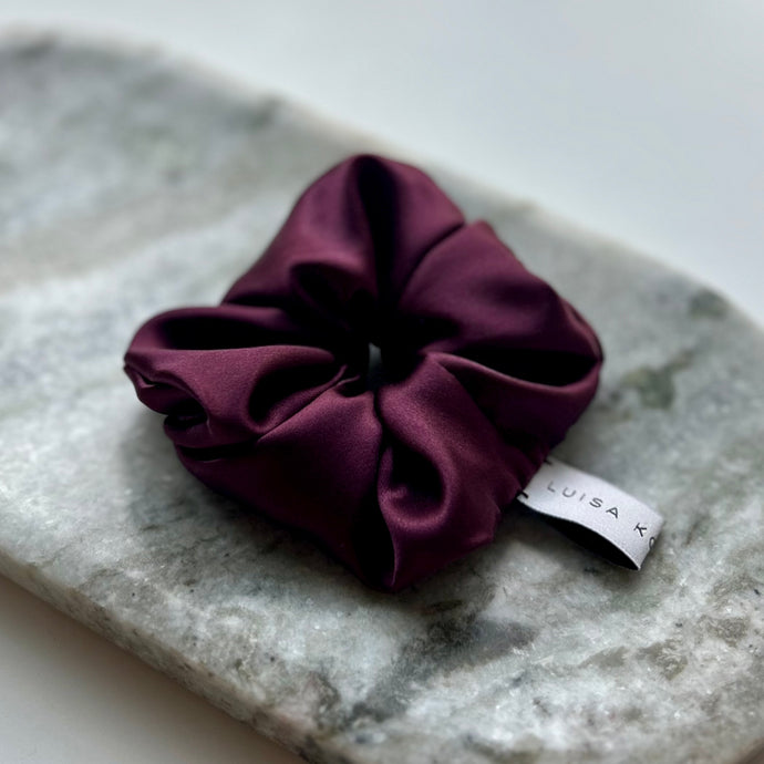 Scrunchie Burgundy | Aus Satin