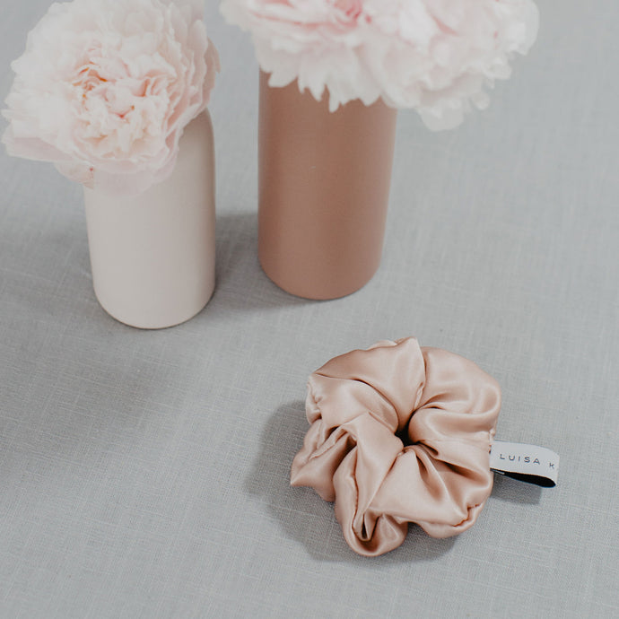 Scrunchie Altrosa | Aus Satin