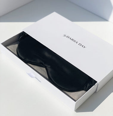 Silk Eye Mask Black | Aus Maulbeerseide