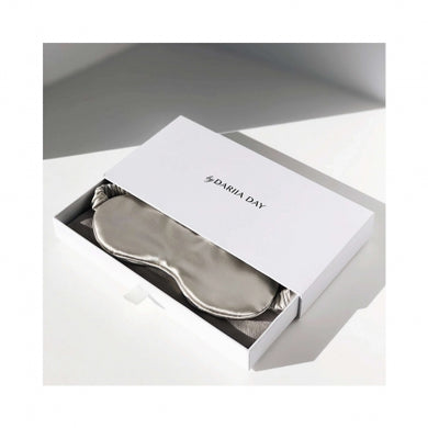 Silk Eye Mask Grau | Aus Maulbeerseide