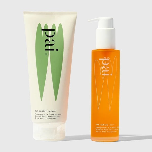 The Gemini Pomegranate & Pumpkin Seed Stretch Mark System | Set für (werdende) Mamis