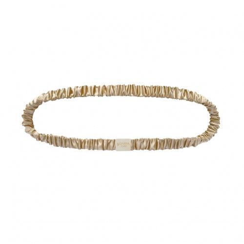Silk Head Band French Beige | Aus Maulbeerseide