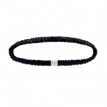 Silk Head Band Midnight Black | Aus Maulbeerseide