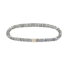 Silk Head Band Silver Grey | Aus Maulbeerseide