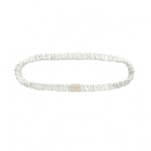 Silk Head Band White | Aus Maulbeerseide