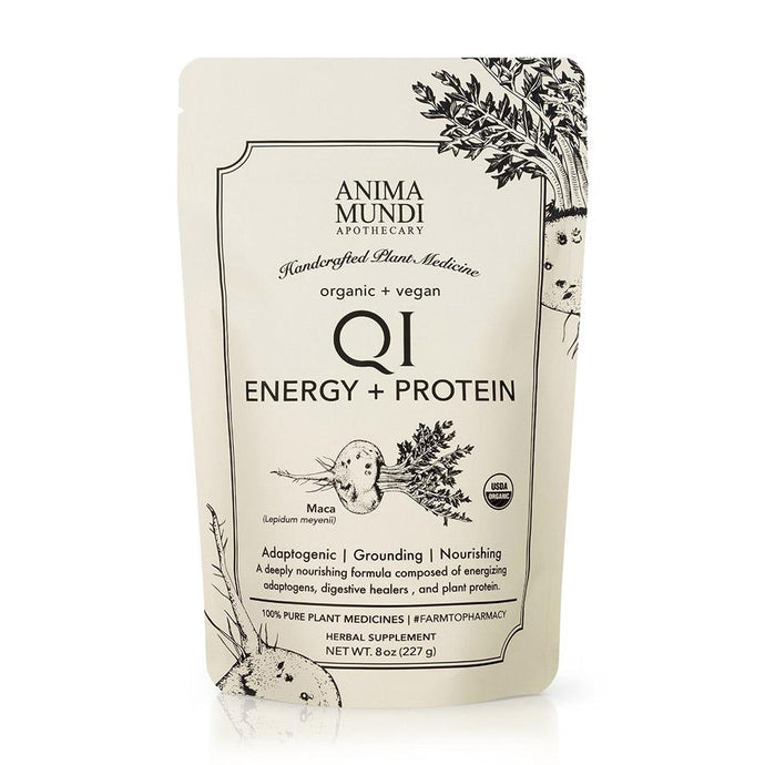 Qi Energy + Protein | Adaptogenic Plant Protein Powder (227g)