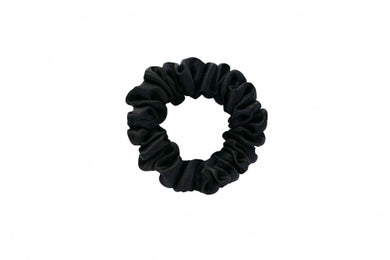 Silk Scrunchie Midnight Black | Aus Maulbeerseide